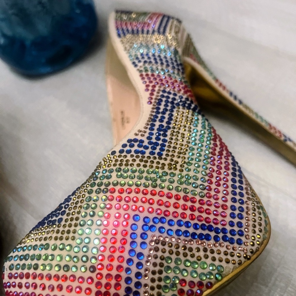 Mascotte Multicolor Rhinestone Heels - Picture 2 of 4